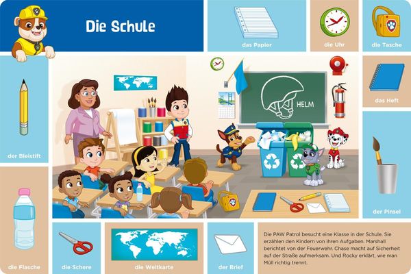 Produktbild: PAW Patrol Lernbuch: Mein erstes W&ouml;rterbuch
