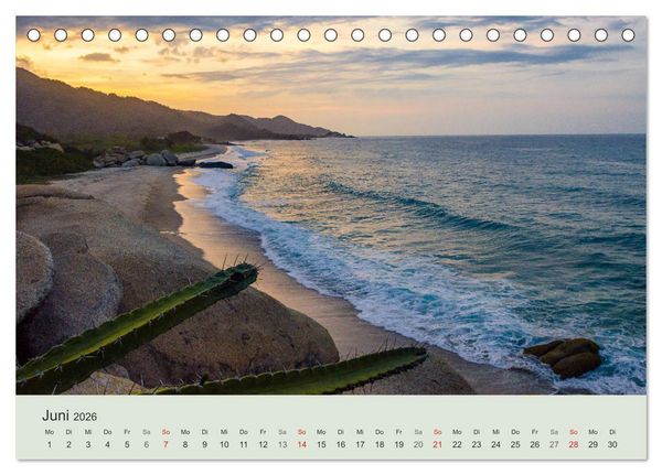 Produktbild: Kalender Traumstr&auml;nde 2026 (Tischkalender 2026 DIN A5 quer), CALVENDO Monatskalender
