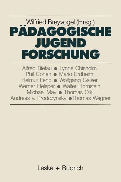 Produktbild: P&auml;dagogische Jugendforschung
