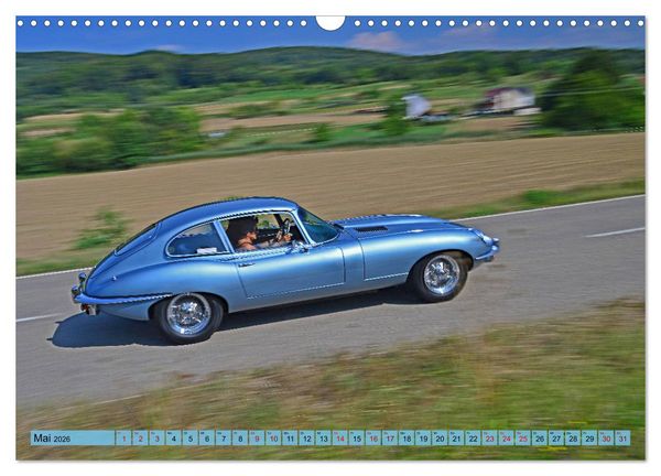Produktbild: Jaguar E-Type - Die Raubkatze (Wandkalender 2026 DIN A3 quer), CALVENDO Monatskalender