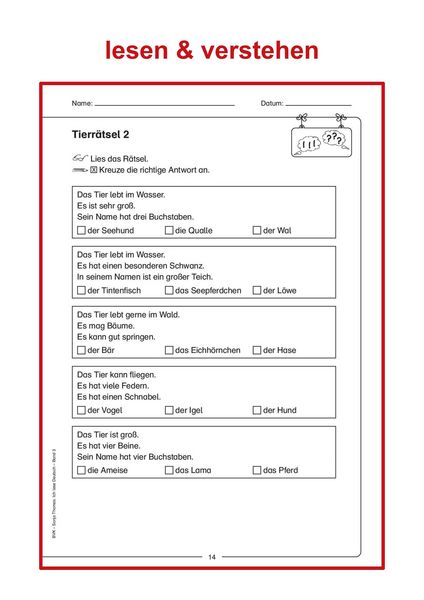 Produktbild: Ich lese Deutsch Band 3