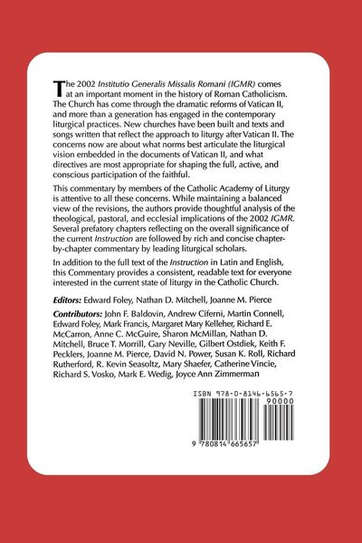 Produktbild: A Commentary on the General Instruction of the Roman Missal