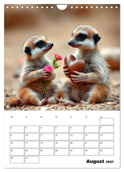 Produktbild: Die leisen Stimmen der Tiere (Wandkalender 2027 DIN A4 hoch), CALVENDO Monatskalender