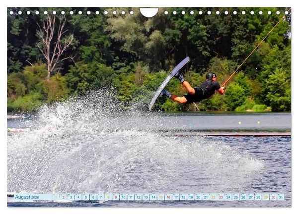 Produktbild: Wakeboarden (Wandkalender 2026 DIN A4 quer), CALVENDO Monatskalender
