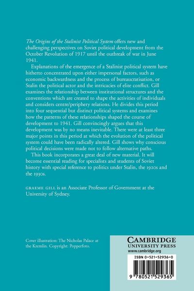 Produktbild: The Origins of the Stalinist Political System