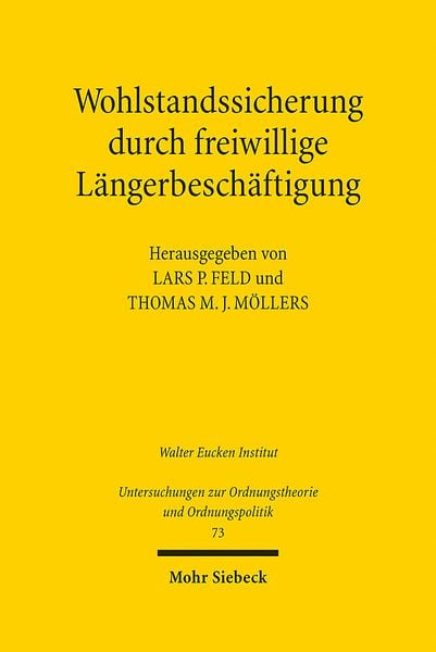 Produktbild: Wohlstandssicherung durch freiwillige L&auml;ngerbesch&auml;ftigung