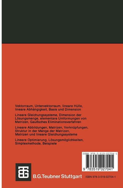 Produktbild: Lineare Algebra