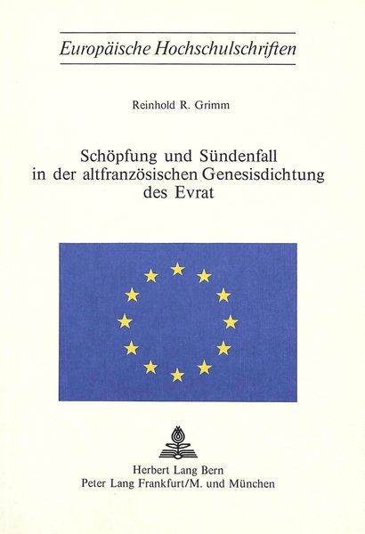 Produktbild: Sch&ouml;pfung und S&uuml;ndenfall in der altfranz&ouml;sischen Genesisdichtung des Evrat
