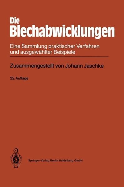 Produktbild: Die Blechabwicklungen