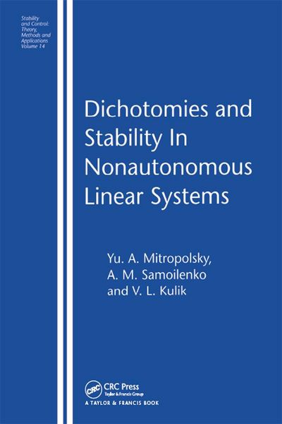 Produktbild: Dichotomies and Stability in Nonautonomous Linear Systems