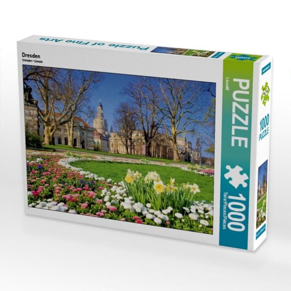 Produktbild: CALVENDO Puzzle Dresden | 1000 Teile Lege-Gr&ouml;&szlig;e 64x48cm Foto-Puzzle f&uuml;r gl&uuml;ckliche Stunden