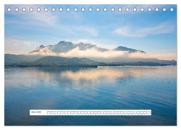 Produktbild: Norwegen - ein traumhaftes Reiseziel (Tischkalender 2026 DIN A5 quer), CALVENDO Monatskalender