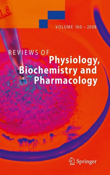 Produktbild: Reviews of Physiology, Biochemistry and Pharmacology 160