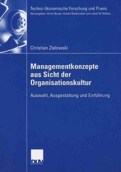 Produktbild: Managementkonzepte aus Sicht der Organisationskultur