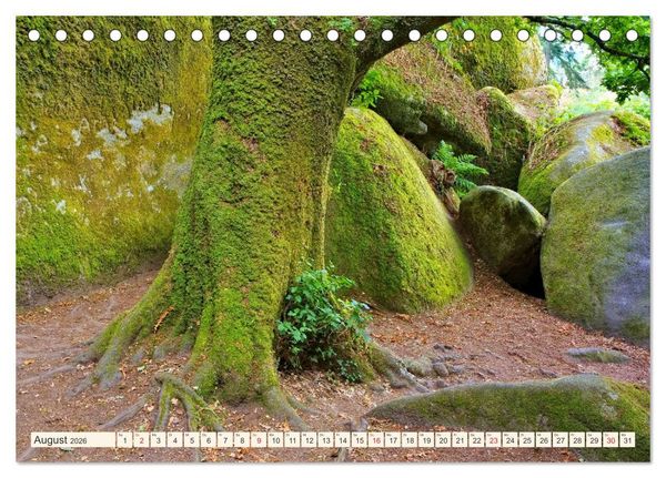 Produktbild: Huelgoat - Sagenumwobener M&auml;rchenwald in der Bretagne (Tischkalender 2026 DIN A5 quer), CALVENDO Monatskalender