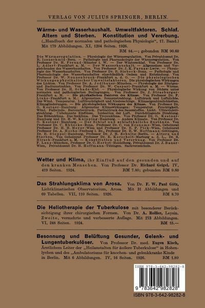 Produktbild: Wetter und Jahreszeit als Krankheitsfaktoren