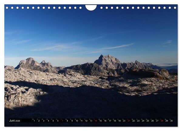 Produktbild: DIE ALPEN - Weitblicke (Wandkalender 2026 DIN A4 quer), CALVENDO Monatskalender