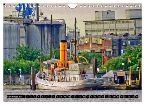 Produktbild: Faszination Hafen - Hamburg (Wandkalender 2026 DIN A4 quer), CALVENDO Monatskalender