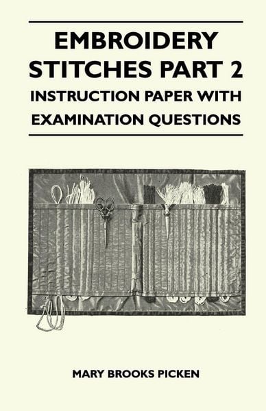 Produktbild: Embroidery Stitches Part 2 - Instruction Paper With Examination Questions