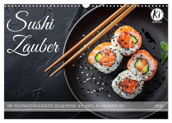Produktbild: Sushi Zauber (Wandkalender 2026 DIN A3 quer), CALVENDO Monatskalender