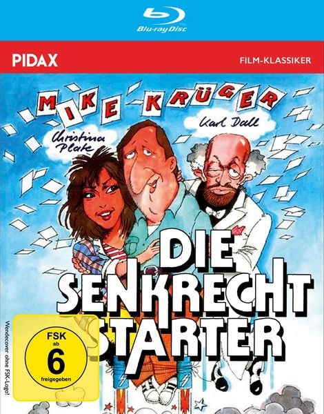 Produktbild: Die Senkrechtstarter / Turbulenter Klamauk mit Mike Kr&uuml;ger, Karl Dall und Christina Plate (Pidax Film-Klassiker)
