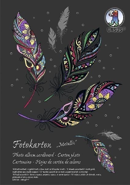 Produktbild: URSUS Fotokarton-Block "Sonderedition Metallic", DIN A4