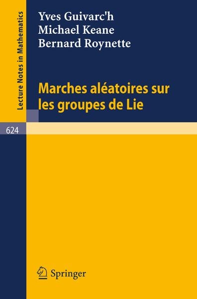 Produktbild: Marches Aleatoires sur les Groupes de Lie