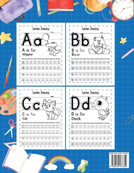 Produktbild: Letter Tracing Book for Kids 3+