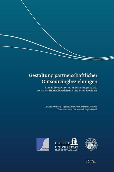 Produktbild: Beimborn, D: Gestaltung partnerschaftlicher Outsourcingbezie