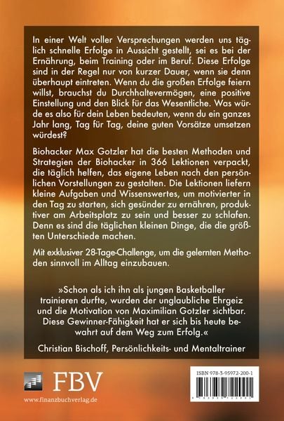 Produktbild: Der t&auml;gliche Biohacker