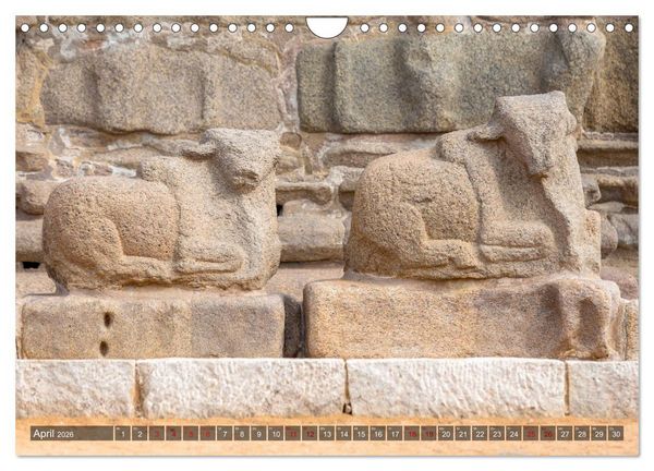 Produktbild: Indien - Mahabalipuram (Wandkalender 2026 DIN A4 quer), CALVENDO Monatskalender