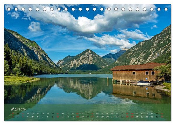 Produktbild: Naturparadies Zugspitzarena (Tischkalender 2026 DIN A5 quer), CALVENDO Monatskalender