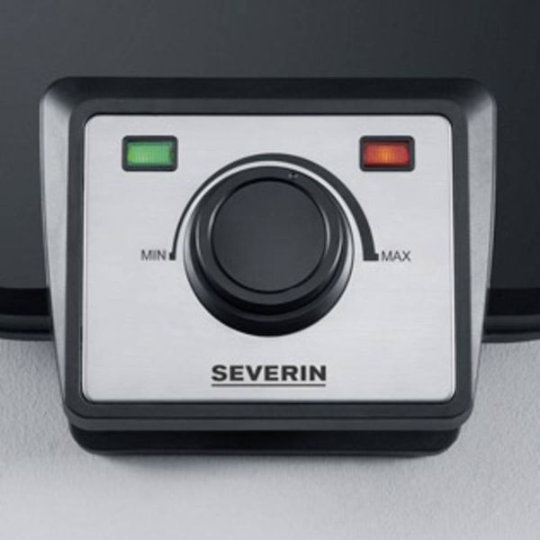 Produktbild: Severin WA 2106 Doppel-Waffeleisen mit manueller Temperatureinstellung Schwarz