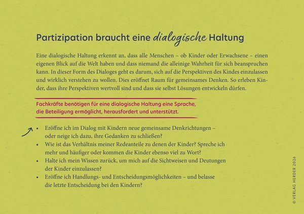Produktbild: Partizipation in Krippe und Kita. 40 Reflexionskarten f&uuml;r die Teamarbeit