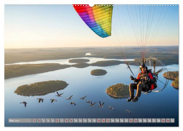 Produktbild: Luftspr&uuml;nge riskieren (Wandkalender 2027 DIN A2 quer), CALVENDO Monatskalender