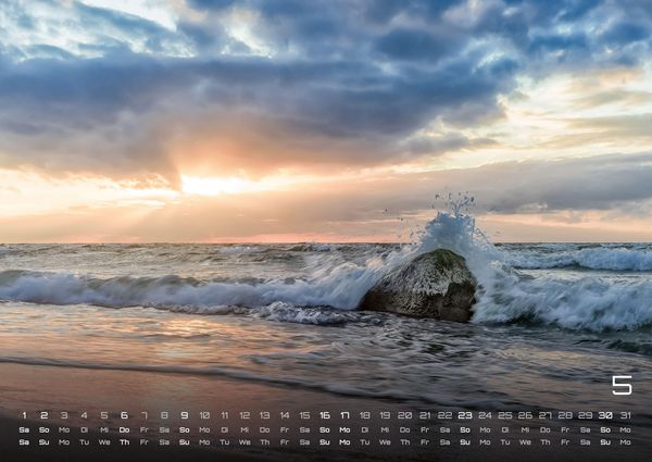 Produktbild: Meer &ndash; Im Rhythmus der Gezeiten! - 2027 - Kalender DIN A2
