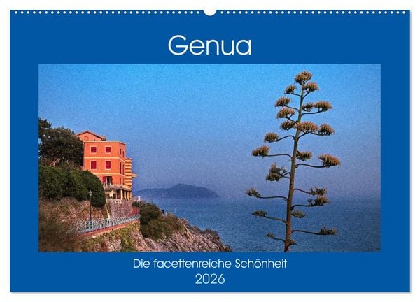 Genua - Die facettenreiche Schönheit (Wandkalender 2026 DIN A2 quer), CALVENDO Monatskalender