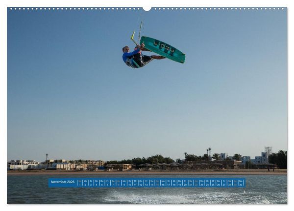 Produktbild: Kite Boarding El Gouna (Wandkalender 2026 DIN A2 quer), CALVENDO Monatskalender