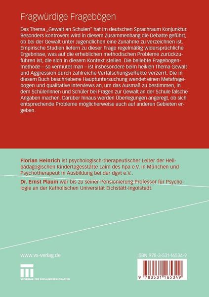 Produktbild: Fragw&uuml;rdige Frageb&ouml;gen