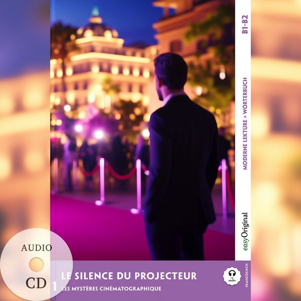 Produktbild: Le Silence du projecteur - Franz&ouml;sische Krimi-Lekt&uuml;re B1-B2 (+ Audio-CD)