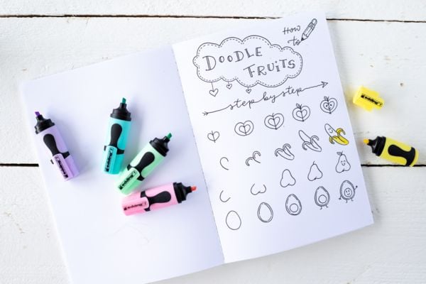 Produktbild: Edding Textmarker 7 Mini Pastel Power, 4er Set