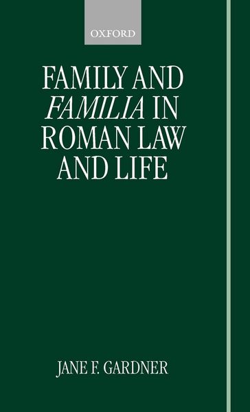 Produktbild: Family and Familia in Roman Law and Life