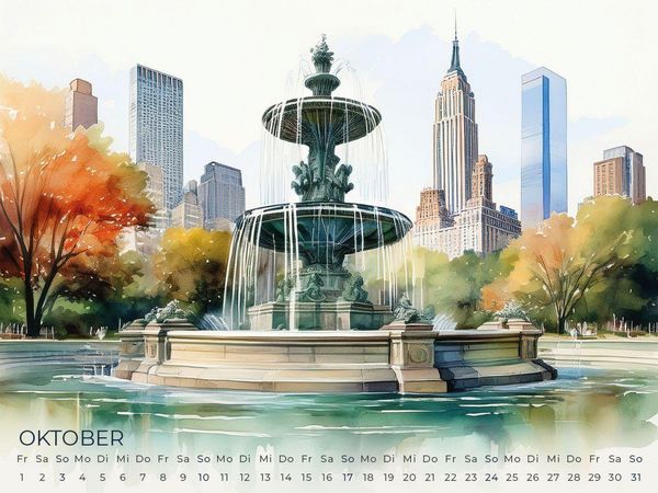 Produktbild: New York Artwork Edition Kalender 2027