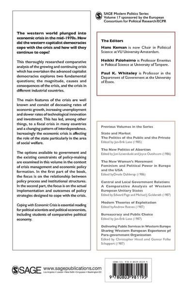 Produktbild: Coping with the Economic Crisis
