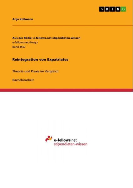 Produktbild: Reintegration von Expatriates