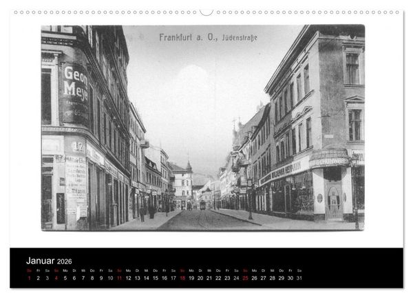 Produktbild: FFO-Geschichten. Historische Ansichtskarten aus Frankfurt (Oder) (hochwertiger Premium Wandkalender 2026 DIN A2 quer), Kunstdruck in Hochglanz