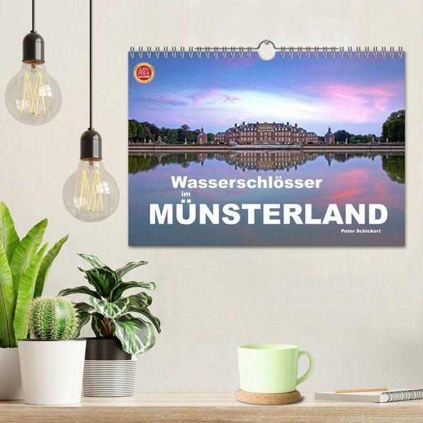 Produktbild: Wasserschl&ouml;sser im M&uuml;nsterland (Wandkalender 2026 DIN A4 quer), CALVENDO Monatskalender