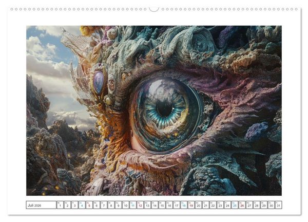 Produktbild: Verborgene Dimensionen (Wandkalender 2026 DIN A2 quer), CALVENDO Monatskalender