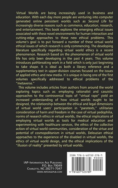 Produktbild: Emerging Ethical Issues of Life in Virtual Worlds (Hc)