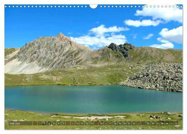 Produktbild: Le paradis des lacs de montagne (Calendrier mural 2026 DIN A3 vertical), CALVENDO calendrier mensuel
